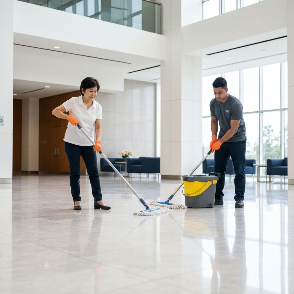 Serviços de limpeza e conservação