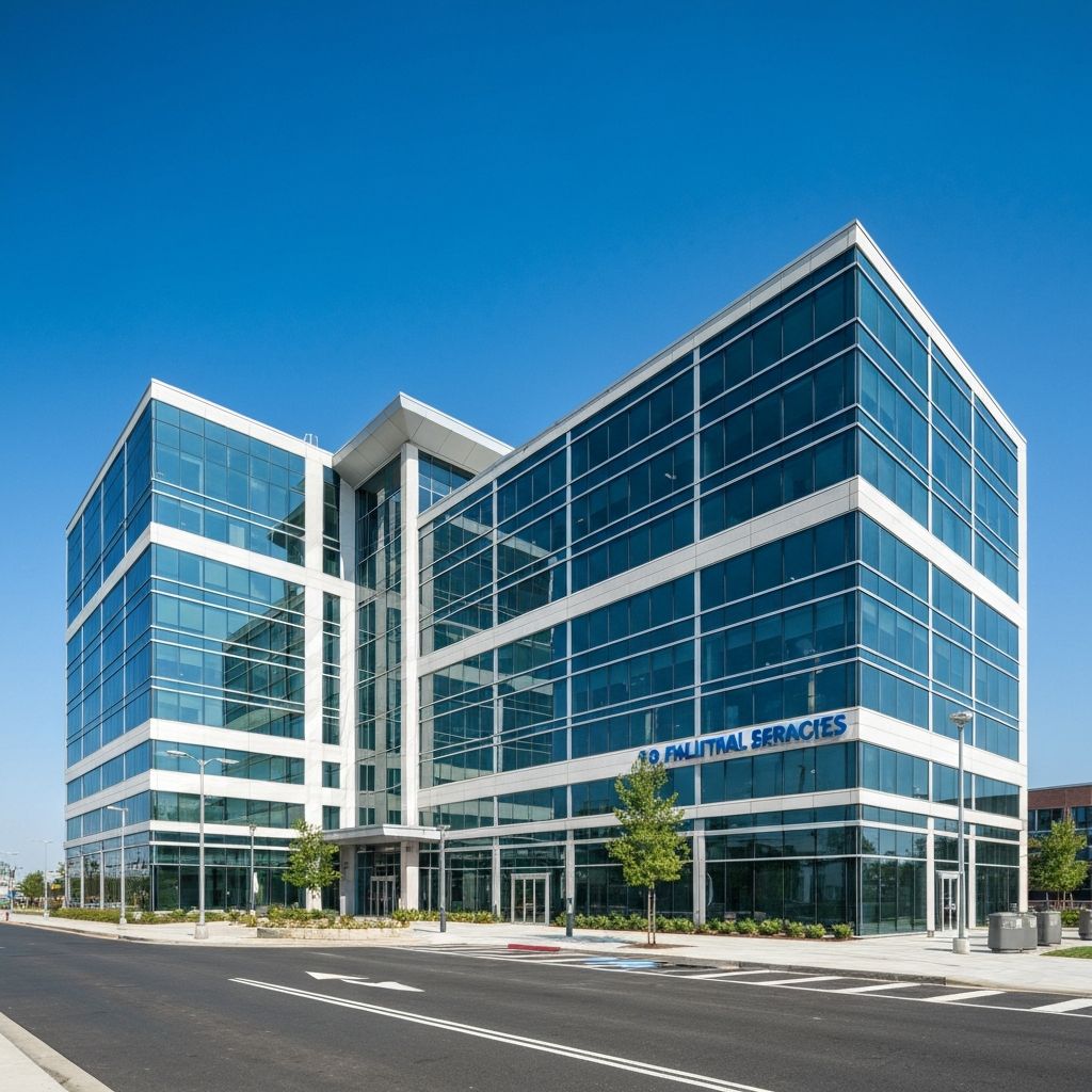 Edifício corporativo moderno